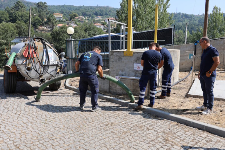 Reutilização de águas residuais tratadas para rega de espaços públicos em Baião