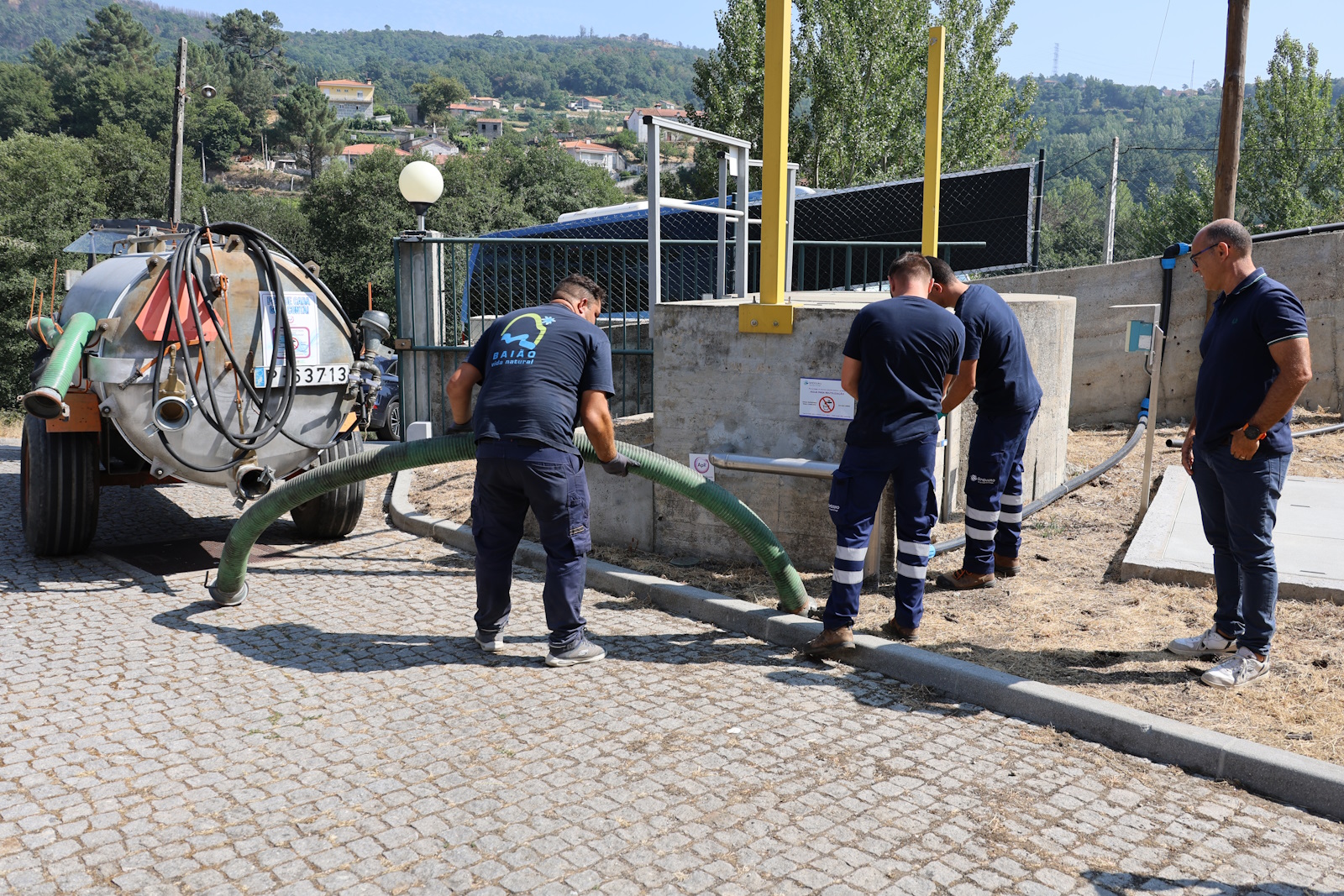 Reutilização de águas residuais tratadas para rega de espaços públicos em Baião